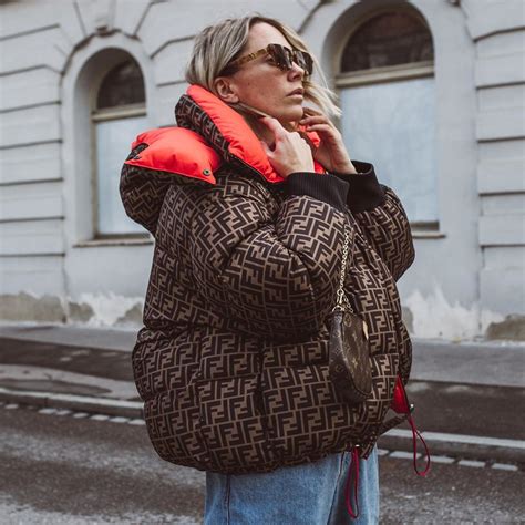 wearing fendi quilted jacket|Jackets .